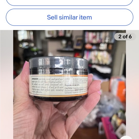 Arbonne Aromassentials Awaken Sea Salt Scrub 5 Oz Brand New Sealed! - Picture 2 of 6